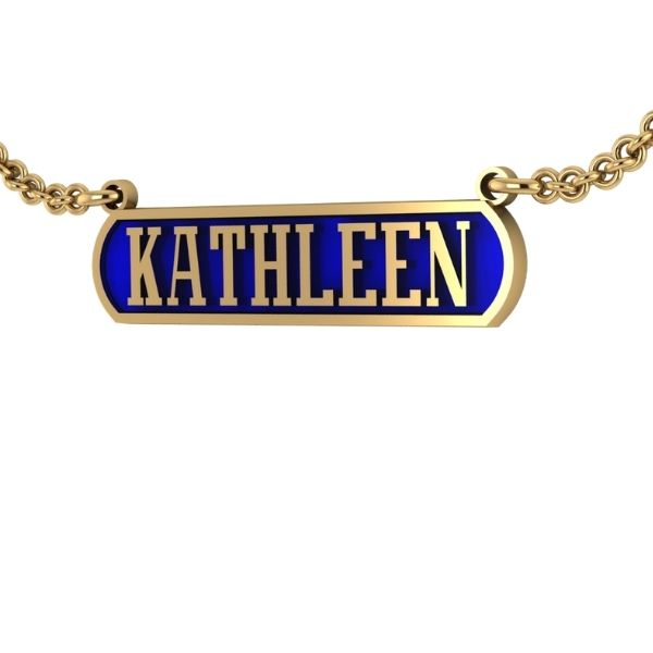 Horizontal Name Bar Pendant