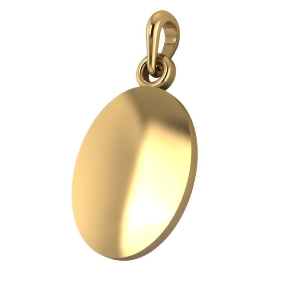 Oval Pendant with Fingerprint Dish